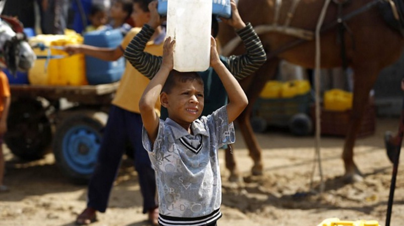 Cerca del 100% de Gaza no tiene agua limpia para beber