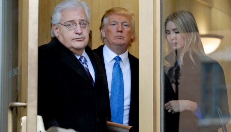 Importante asesor de Trump asumiría como embajador de EEUU en Israel