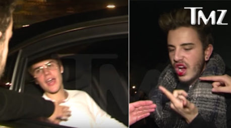 Mira el puñetazo que le dio Justin Bieber a uno de sus fans