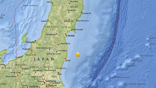 Japón: Alerta de tsunami en Fukushima tras terremoto de 7,3