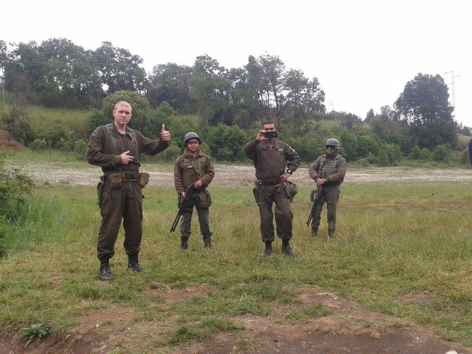 Fotografían militarización de Pailahuen: impiden el paso y hostigan a los residentes