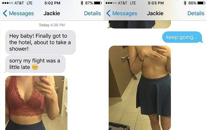 18 Fotos) Novia le envía fotos desnuda y él descubre su infidelidad por este pequeño 18 Fotos) Novia le envía fotos desnuda y él descubre su infidelidad por este pequeño