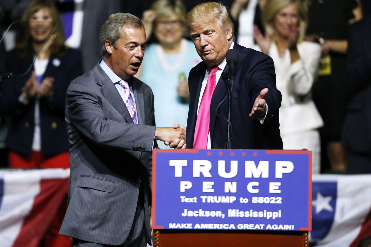 EEUU: Trump propone a líder de ultraderecha UKIP como embajador de Gran Bretaña
