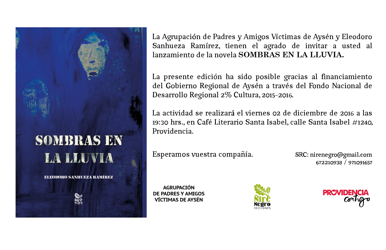 En Santiago lanzarán este viernes segunda novela sobre el «caso Aysén»
