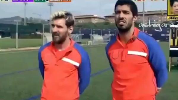VIDEO: Messi y Suárez se enfrentaron a un drone