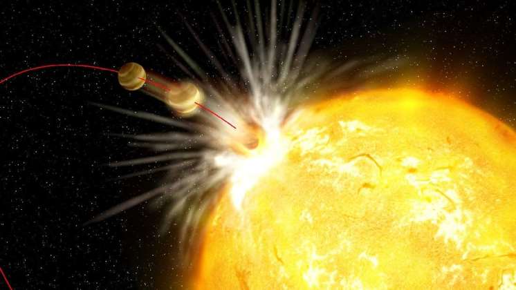Astrónomos observan a una estrella que devora planetas