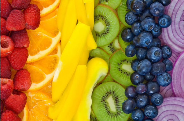Comer verduras y frutas de todos los colores alarga tu vida