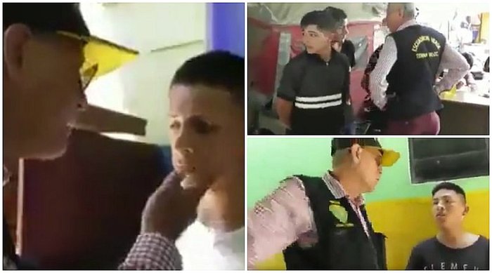 (Video) Policías peruanos cachetean a menores de edad y lo suben en video