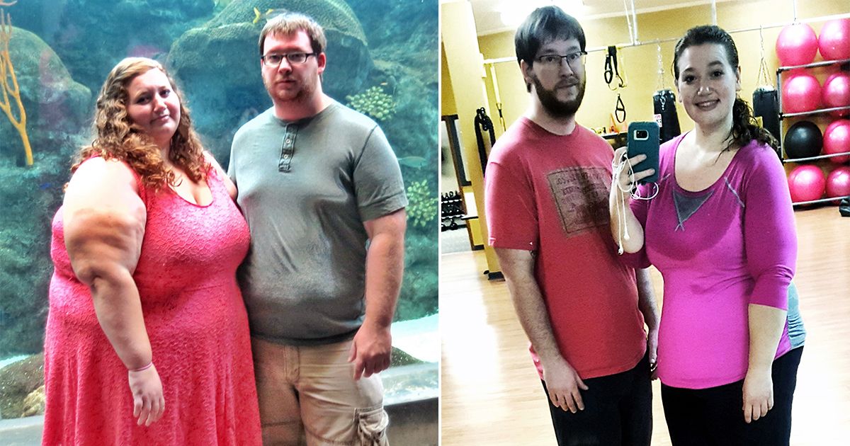 Pareja unió fuerzas y juntos bajaron más de 300 kilos en ¡tan sólo un año!