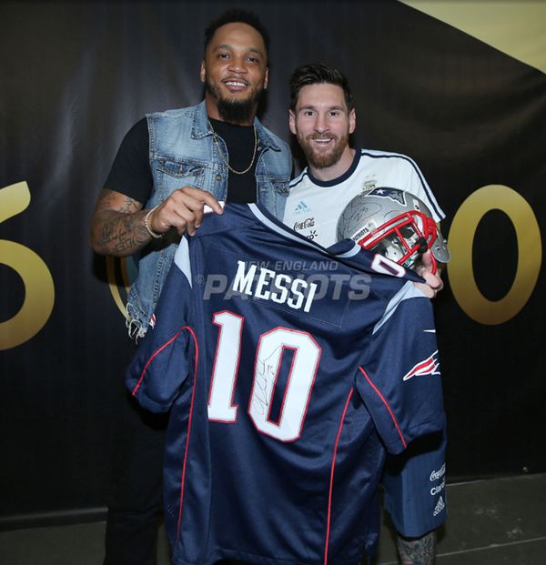 La relación de Messi con los Patriots, campeones del Super Bowl