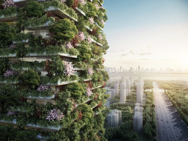 China: Construirán jardines verticales para reducir la contaminación