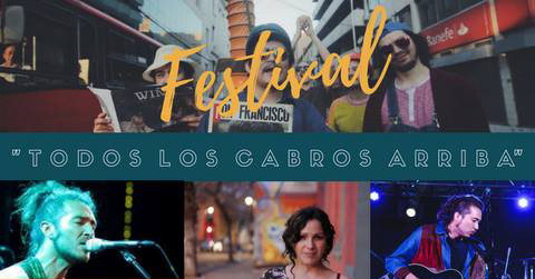 Chinoy, Kaskivano y Evelyn Cornejo entre músicos de festival «Todos los cabros arriba»