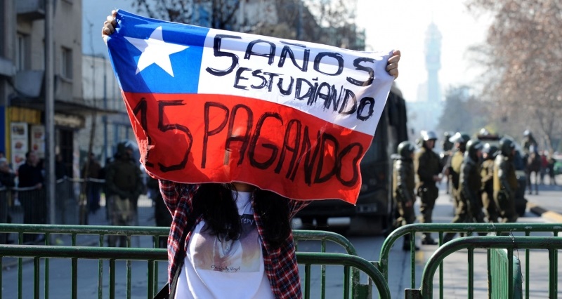 Intendencia de Santiago autoriza marcha por el fin del CAE y de la deuda estudiantil