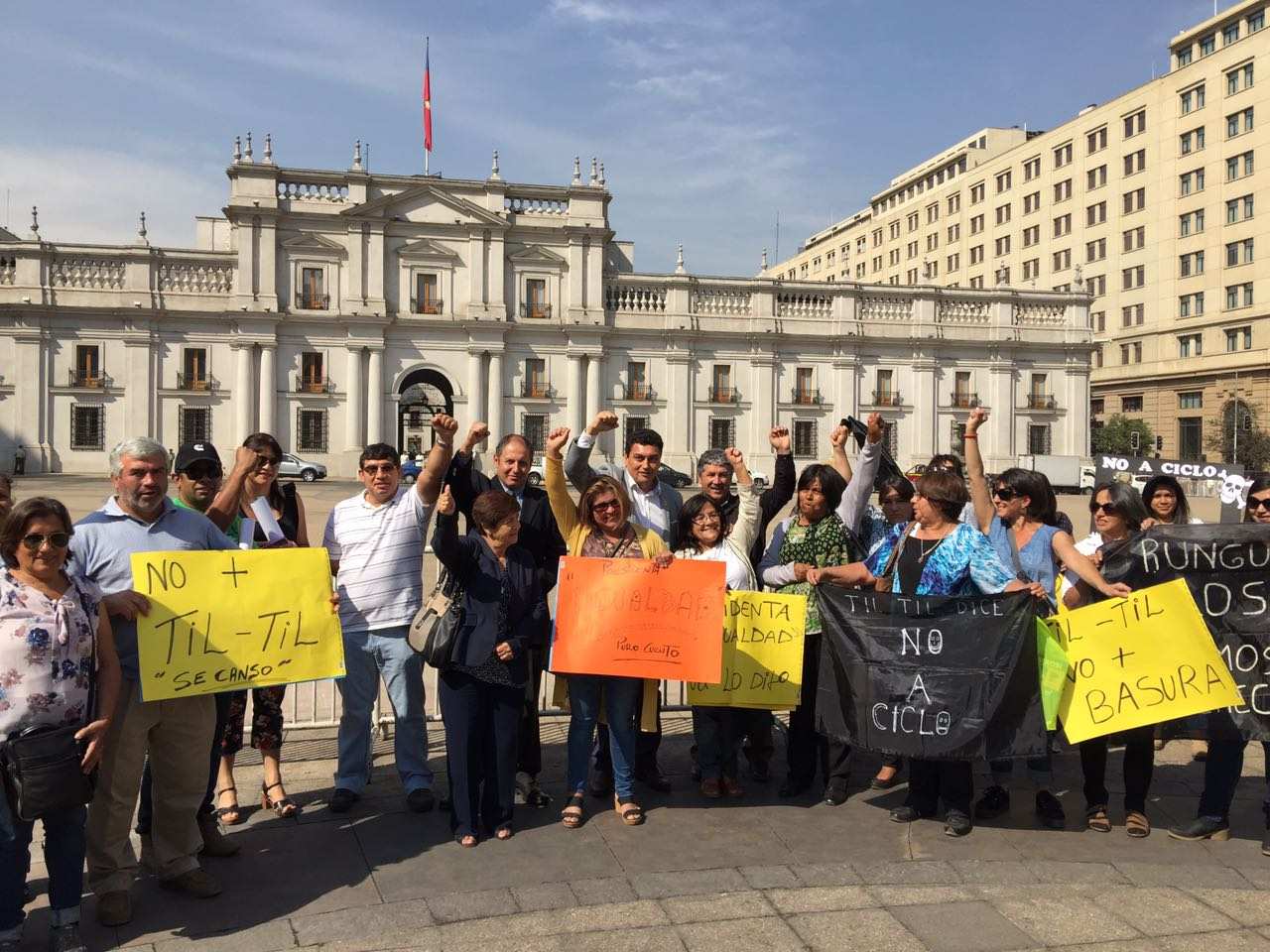 Til Til continúa en pie de guerra frente a contaminación: Alcaldes manifiestan apoyo a la comuna