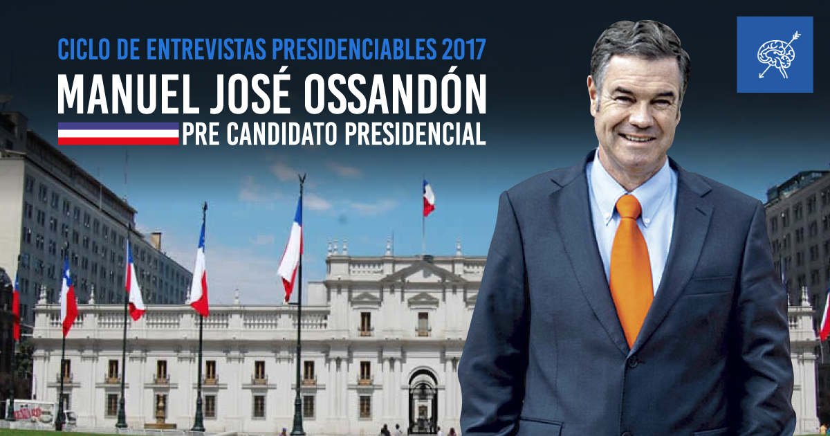 Presidenciables 2017: Manuel José Ossandón abre ciclo de entrevistas en vivo en El Ciudadano