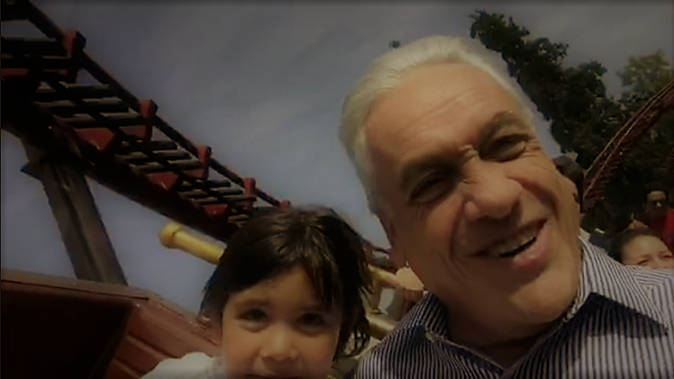 «¡Me quiero morir, me quiero morir!»: Piñera se grabó junto a su nieta en la montaña rusa