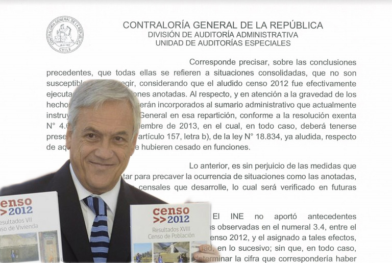 Piñera debe devolver cada peso de los 30 mil millones del Censo mal hecho