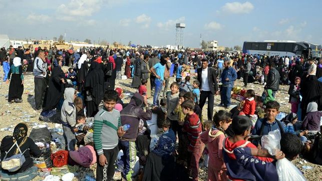 Irak: Se cuentan más de 281.000 desplazados del oeste de Mosul desde febrero