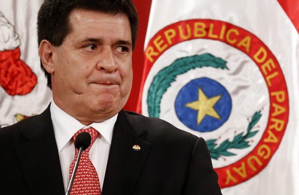 Paraguay: presidente Cartes resalta el recorte en el gasto público como algo positivo