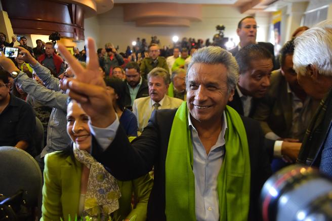 Ecuador: el presidente electo Lenín Moreno inicia visita a Colombia y Perú