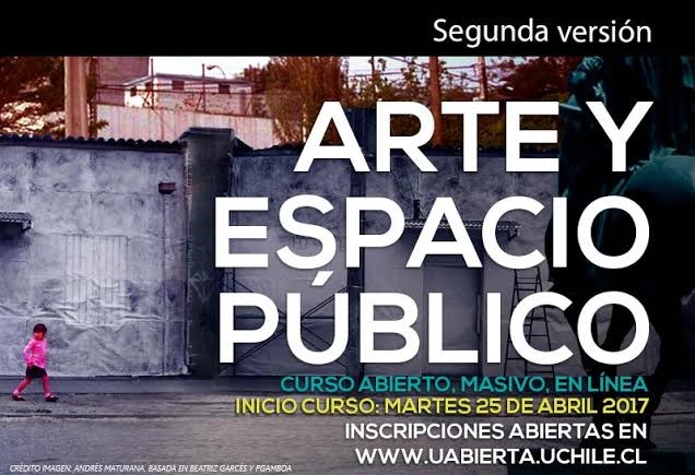 Inscripciones abiertas para curso online y gratuito «Arte y Espacio público» de la Universidad de Chile