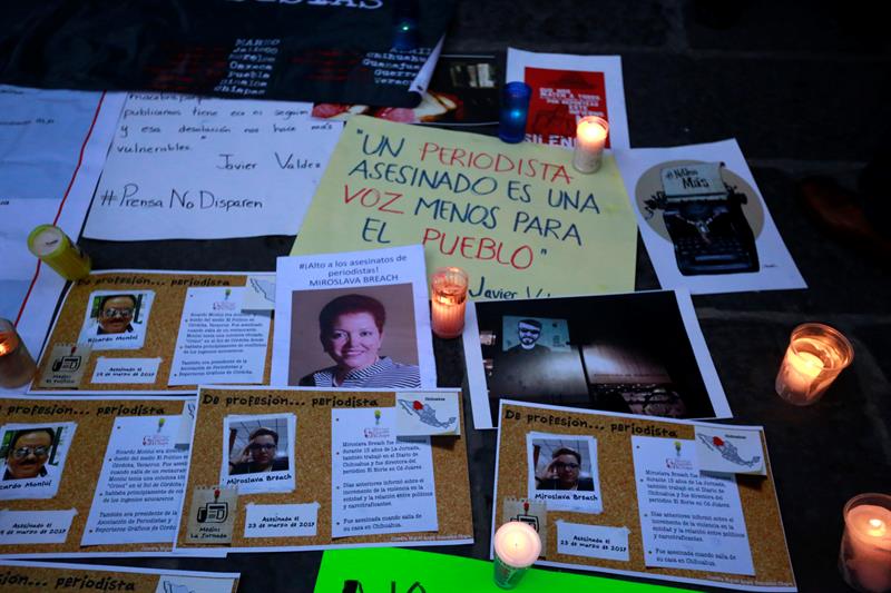 Periodistas del noreste mexicano piden justicia por asesinato de Javier Valdez