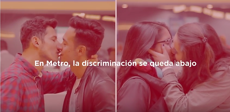 [Video] Metro y Movilh lanzan inédita campaña contra la homofobia y la transfobia
