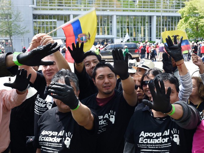 Ecuador: afectados por contaminación petrolera preparan jornada anti-Chevron
