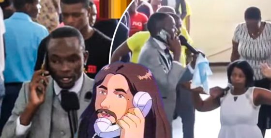 Pastor de Zimbabwe le habla a Dios por celular y él le contesta: Así reaccionaron todos