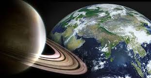 ¿Sabes cómo se ve la tierra desde Saturno?