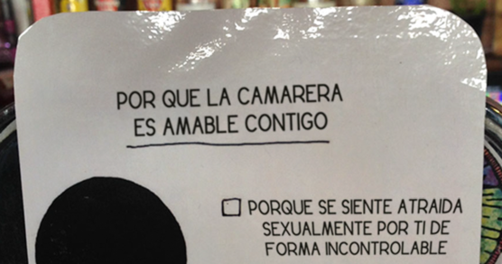 Este bar puso un cartel muy elocuente para evitar que los clientes sigan acosando a sus empleadas
