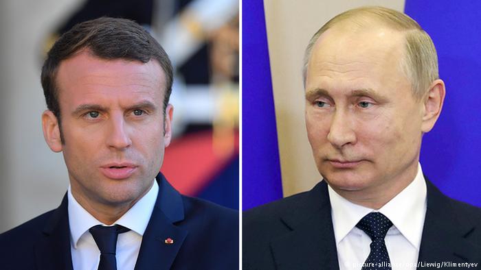 Putin y Macron hablaran sobre Siria y Ucrania en su primera reunión