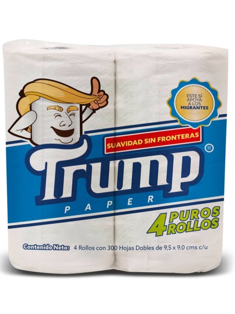 Suavidad sin fronteras: la promesa del papel higiénico «Trump»