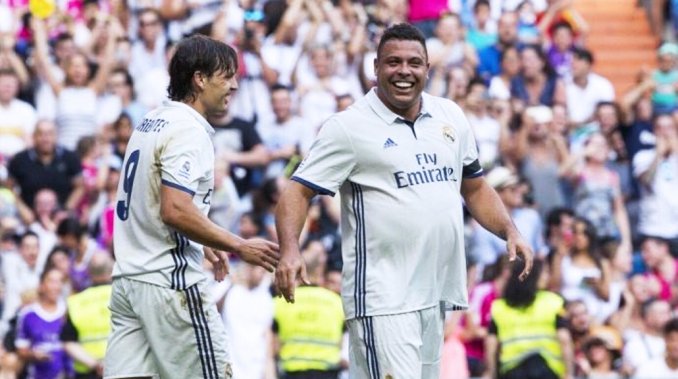 Ronaldo volvió a ponerse la camiseta del Real Madrid