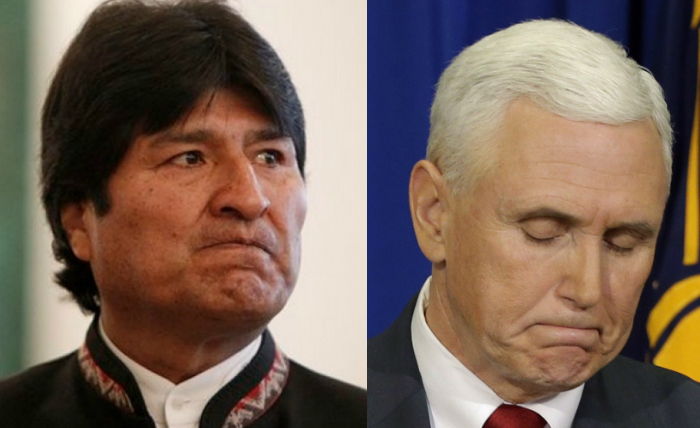 Evo Morales a vicepresidente de EEUU: «Abuso de poder es no respetar el Acuerdo de París»