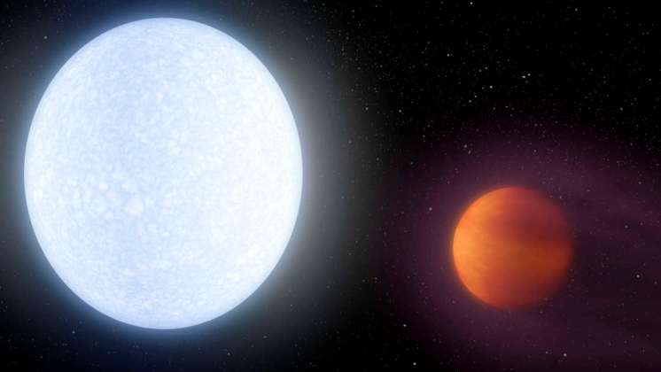 Descubren un exoplaneta más cálido que la mayoría de las estrellas