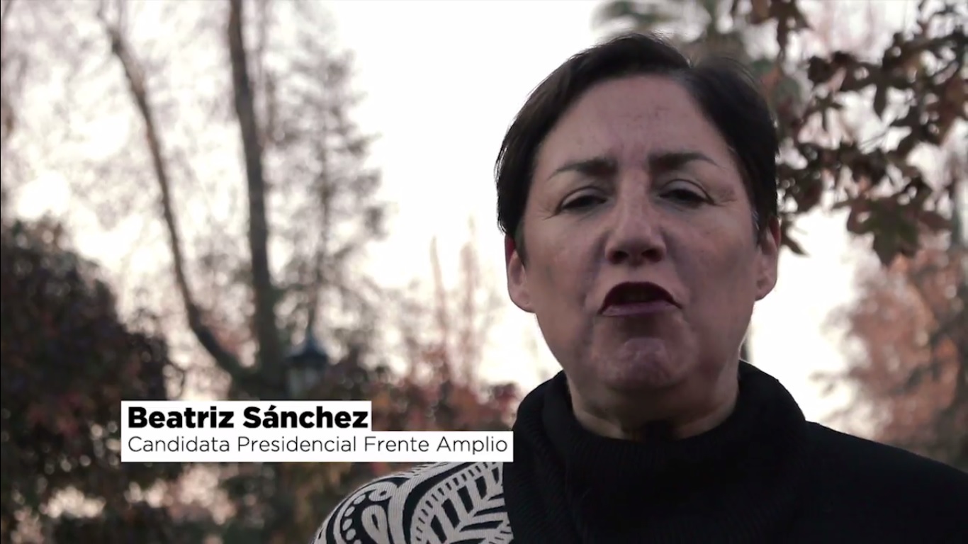 Beatriz Sánchez junto a Izquierda Autónoma y Nodo XXI responden a video que llama a perdonazo en condenas por DDHH