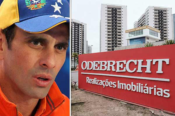 Odebrecht sigue sacudiendo a la región: campaña del opositor venezolano Capriles habría sido financiada ilegalmente