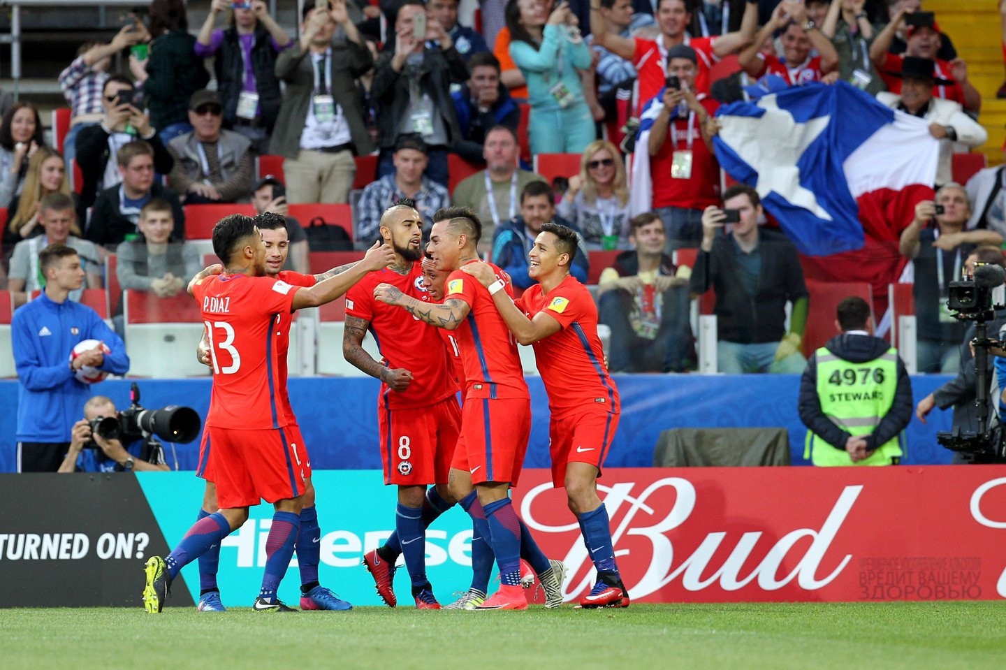 Con sufrido empate Chile pasa a semifinales de la Copa Confederaciones