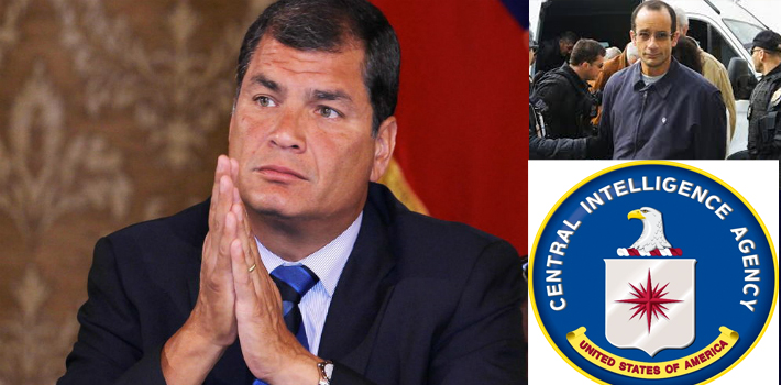 Denuncian que se prepara venganza de Odebrecht y la CIA contra Rafael Correa