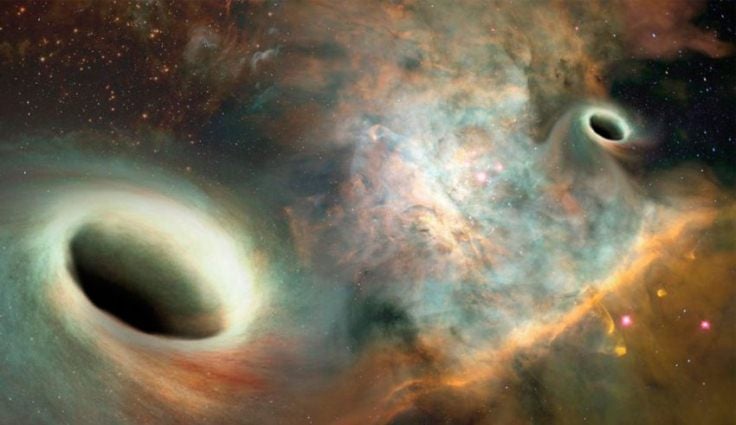 Astrónomos observan dos agujeros negros supermasivos orbitándose entre sí