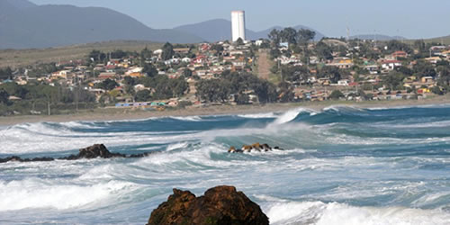 Arena de la playa grande de Los Vilos está desapareciendo