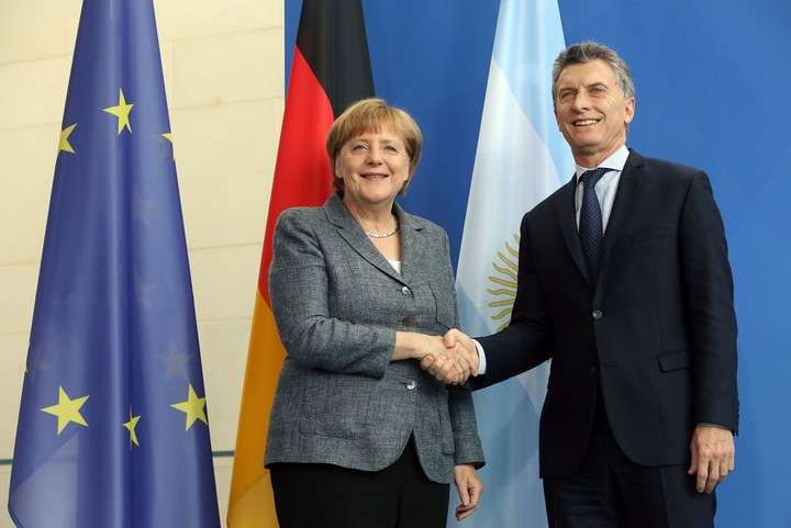 Argentina: Macri recibe a Merkel en búsqueda de acuerdos comerciales