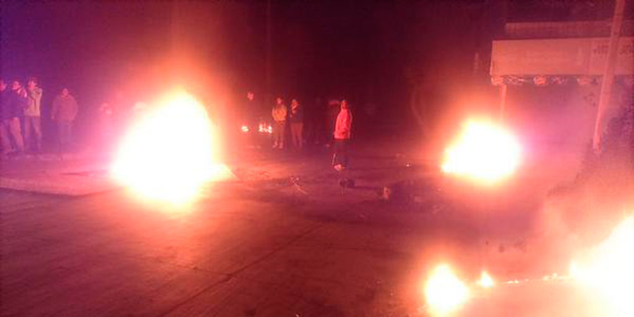 Vecinos de Quilicura protestan por cortes de luz y la lenta reposición del servicio