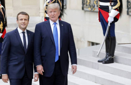 Macron tiende la mano a Trump para sacarlo del aislamiento