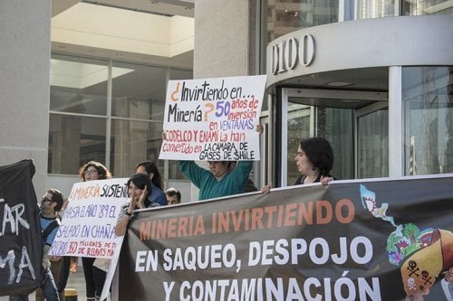 Más de 70 organizaciones de Chile y Latinoamérica firmaron declaración contra cumbre minera en Santiago