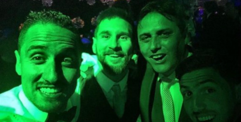Guillermo Hoyos, el lado «chileno» en la boda de Lionel Messi
