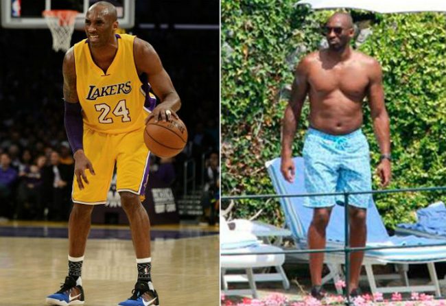 Impactante estado físico muestra Kobe Bryant a un año de dejar la NBA