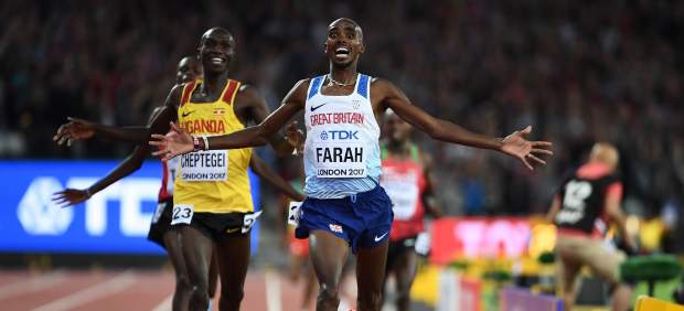 Farah agiganta su leyenda y logra su sexto oro en un Mundial