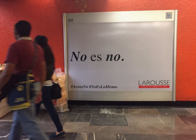 México: ingeniosa campaña contra el acoso callejero a través de las palabras del diccionario